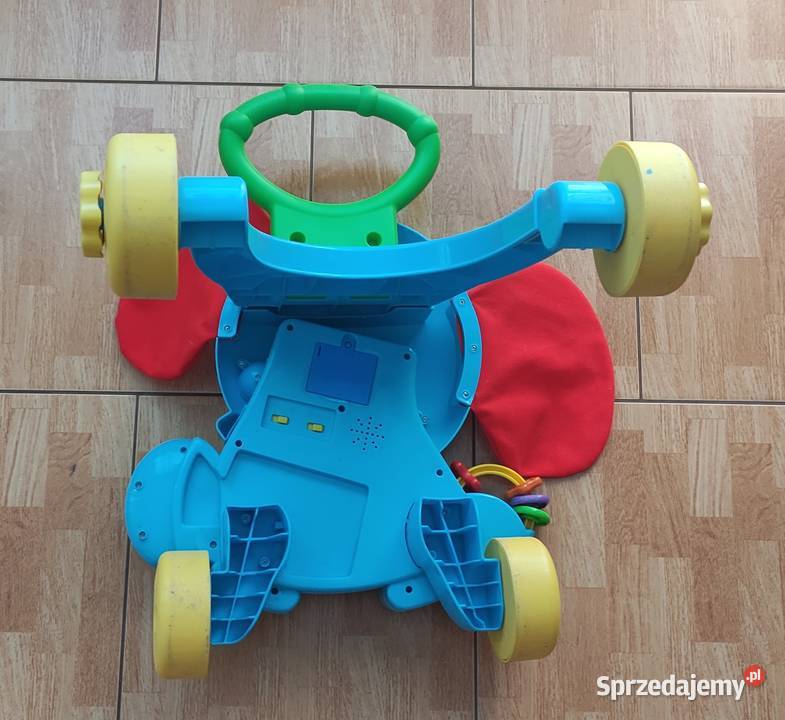Chodzik pchacz zabawka słonik grający Okazja
