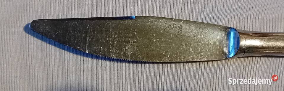 Nóż stołowy ze stali nierdzewnej Henneberg okres Koźminek