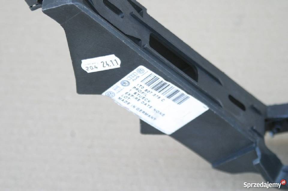 VW TOURAN I LIFT ŚLIZG ZDERZAKA LEWY TYŁ osobowe Bieleń