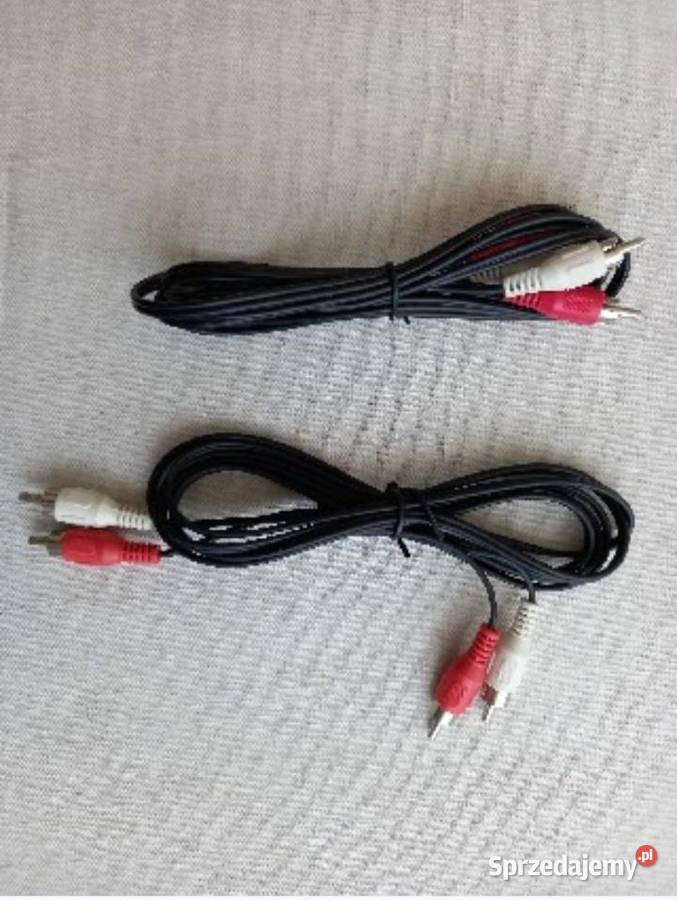 Dwie sztuki kabel łączący 2x cinch Composite