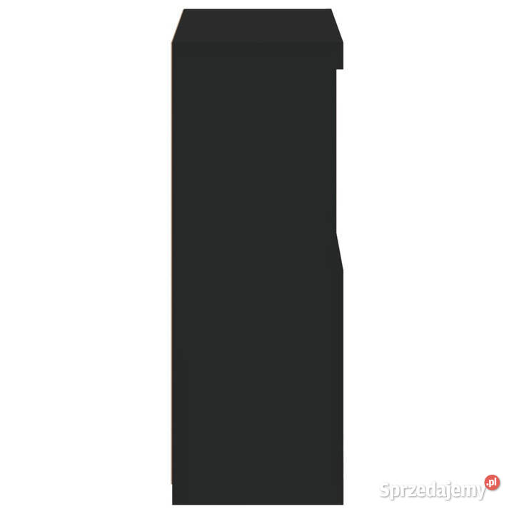 Szafka boczna z LED czarna materiał Warszawa sprzedam