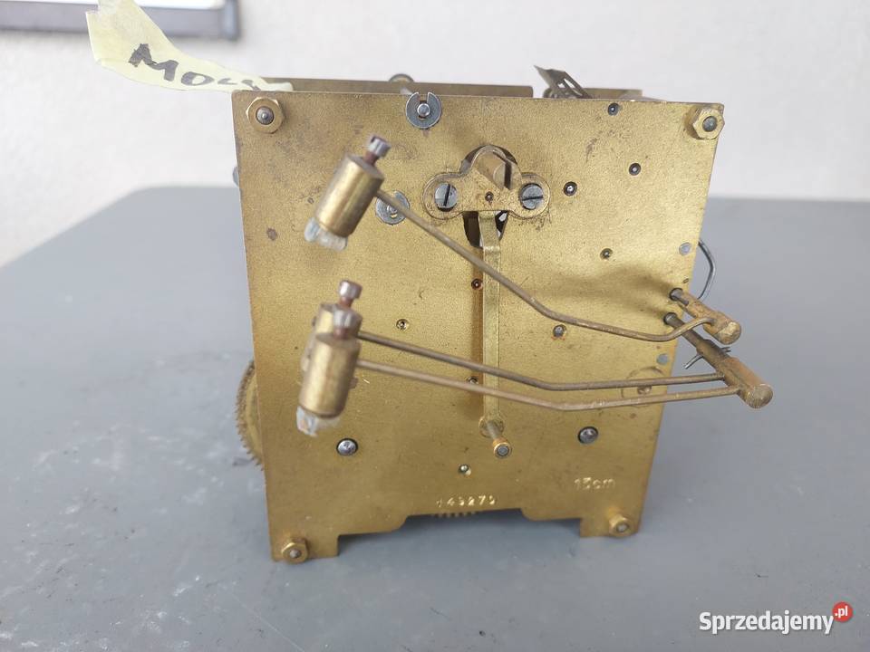 M064 Mechanizm starego zegara bufetowego Antyki, Sztuka, Kolekcje Tczew