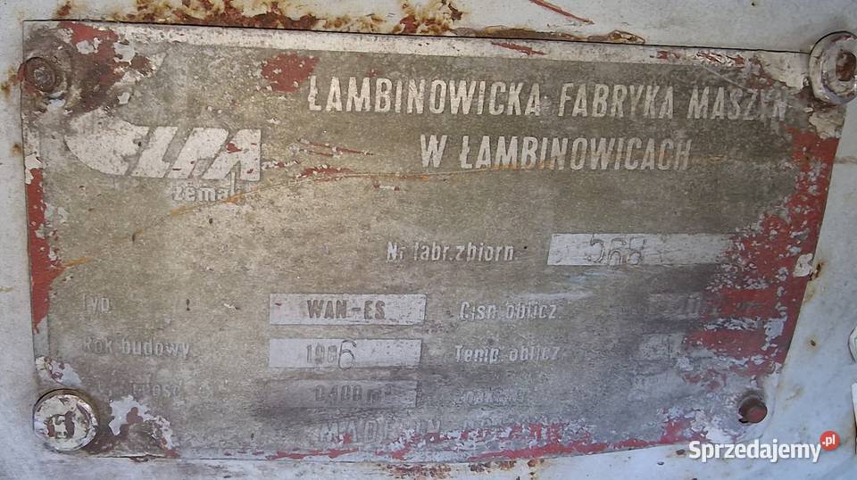 Sprzedam sprężarka WAN dwutłokowa 400 l i 100 l Ryki