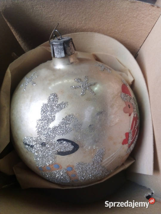 6 starych bombek vintage PRL Częstochowa