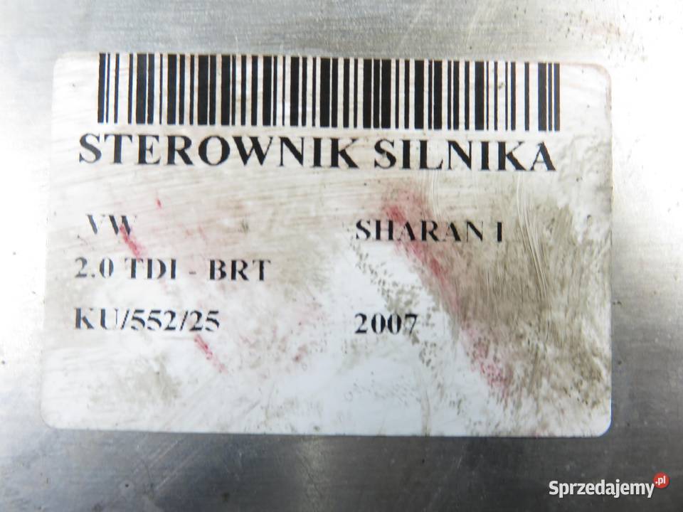 STEROWNIK VW SHARAN I 20 TDI BRT 03G906016JP małopolskie sprzedam