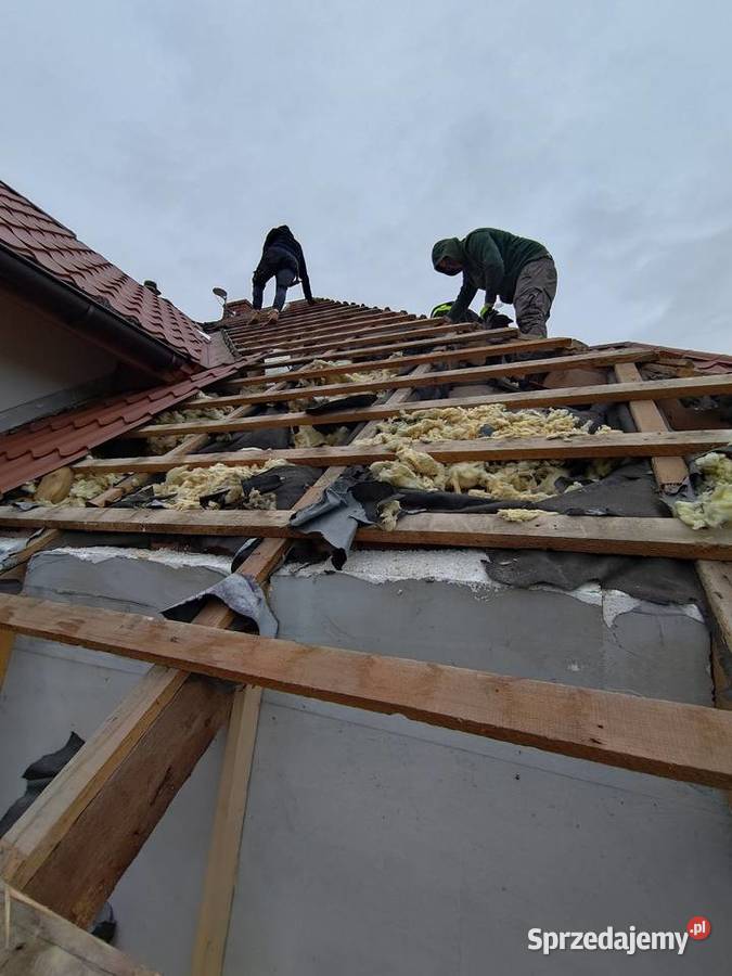NAPRAWA DACHU KUNIE WDMUCHIWANIE CELULOZY Kraków