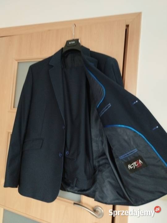 Garnitur męski ciemny granat ALJEKA 58170 Rozmiar XL Warszawa