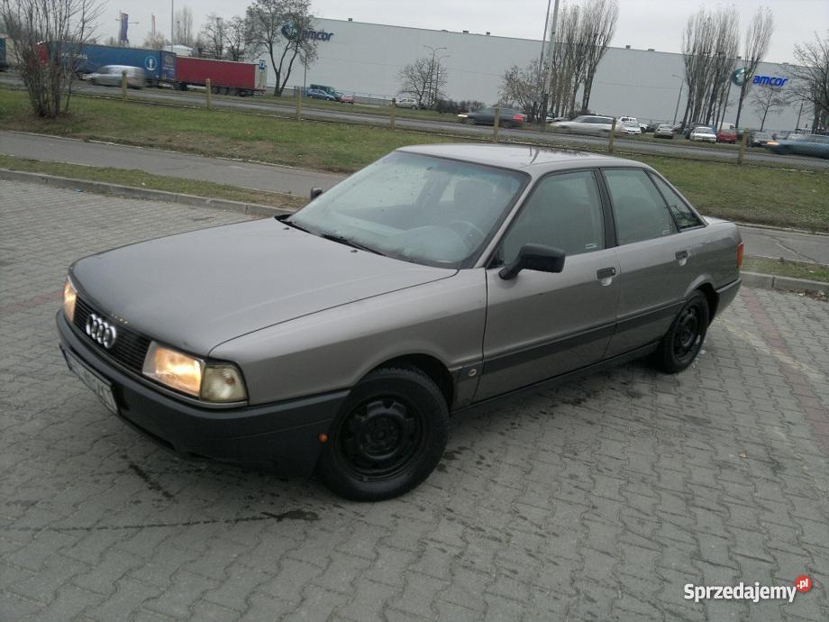 Klasyk Audi 80 B3 18 BenzynaGAZ Dwa Komplety kół benzyna+LPG Łódź