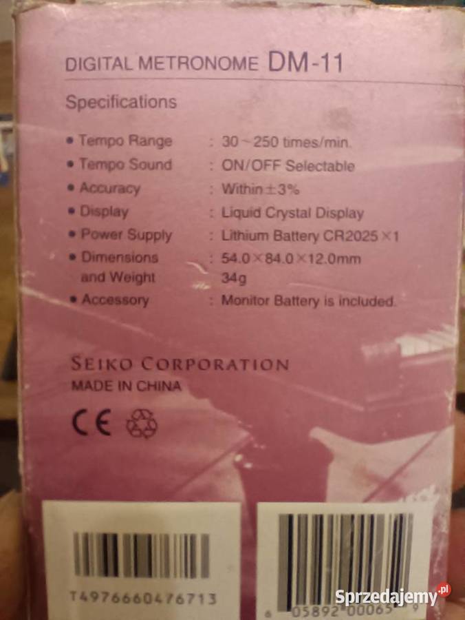 Metronom Seiko Pozostałe