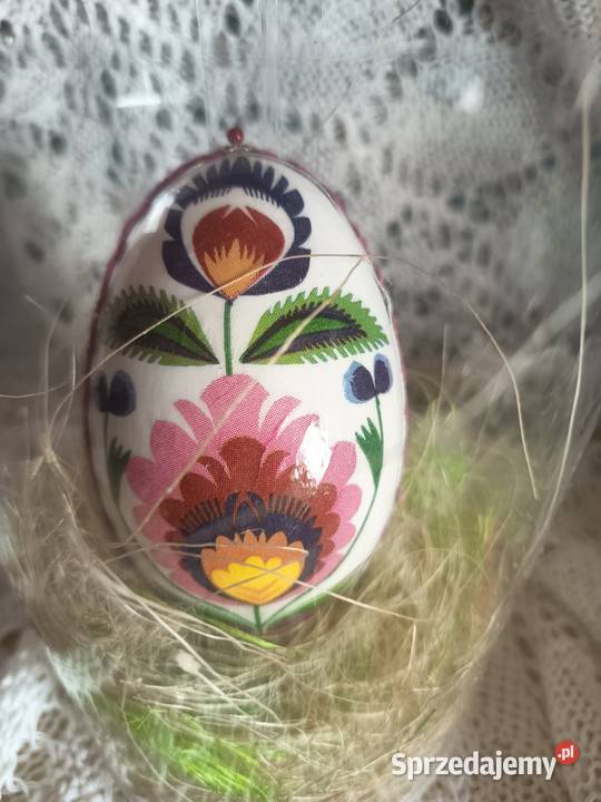 Pisanka decoupage wzór ludowy Toruń