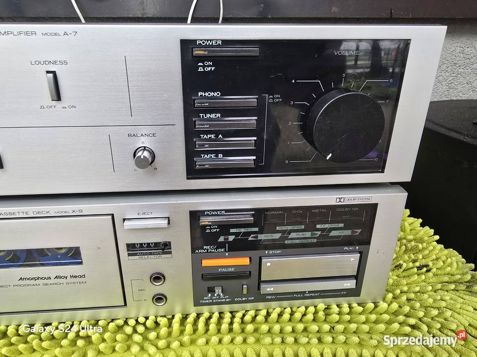 wzmacniacz magnetofon kenwood a7 deck x9 midi Chełm Śląski