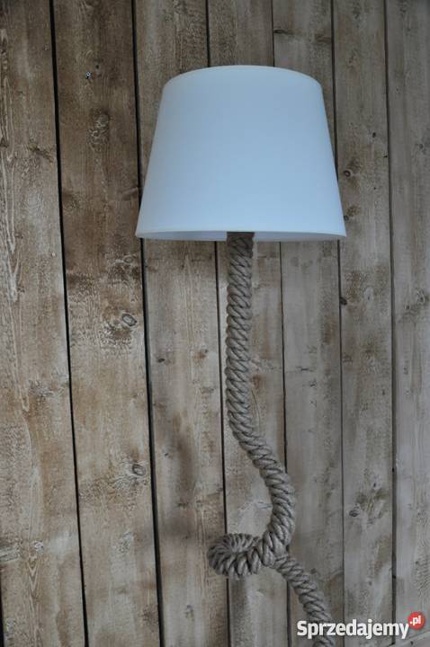 Designerska lampa podłogowa ze sznura LOFT Bytom