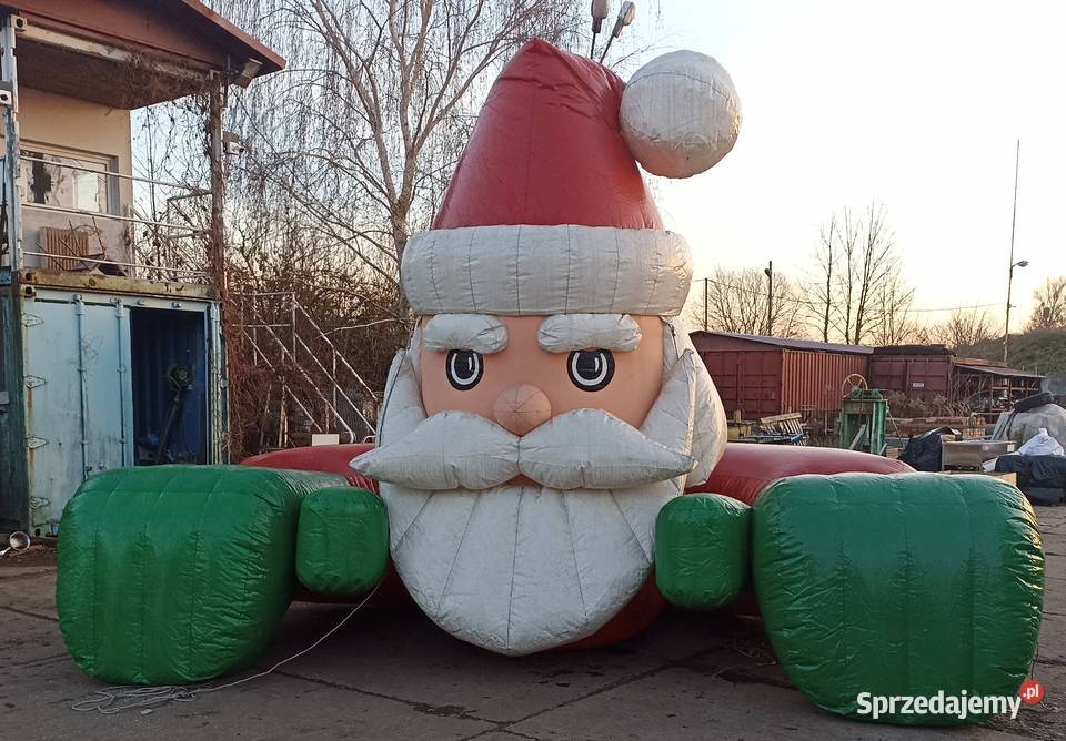 Duży mikołaj dmuchany 360m x 500m x 350m Szczecin
