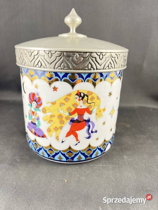 Porcelanowy pojemnik bomboniera Zielona Góra