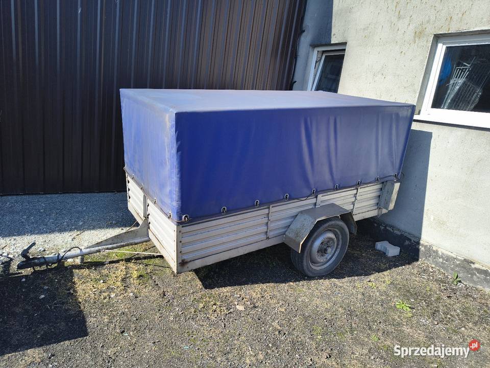 Przyczepka samochodowa 240 x 120 z plandeką Ludwina sprzedam