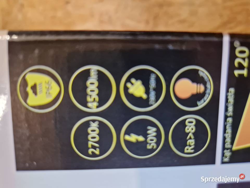 Naświetlacz LED 50W barwa biała ciepła 2700K Pozostałe Głogowa