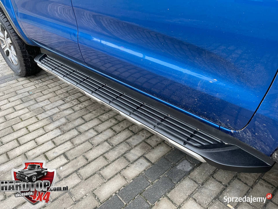 Progi Ford Ranger Oryginalne Nowe Czarne Stopnie Pasłęk