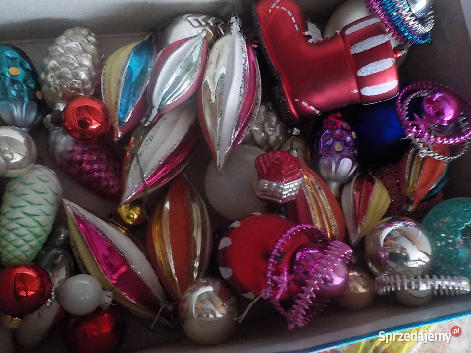 bombki z PRL ręcznie malowane kolekcjonera Antyki, Sztuka, Kolekcje Warszawa