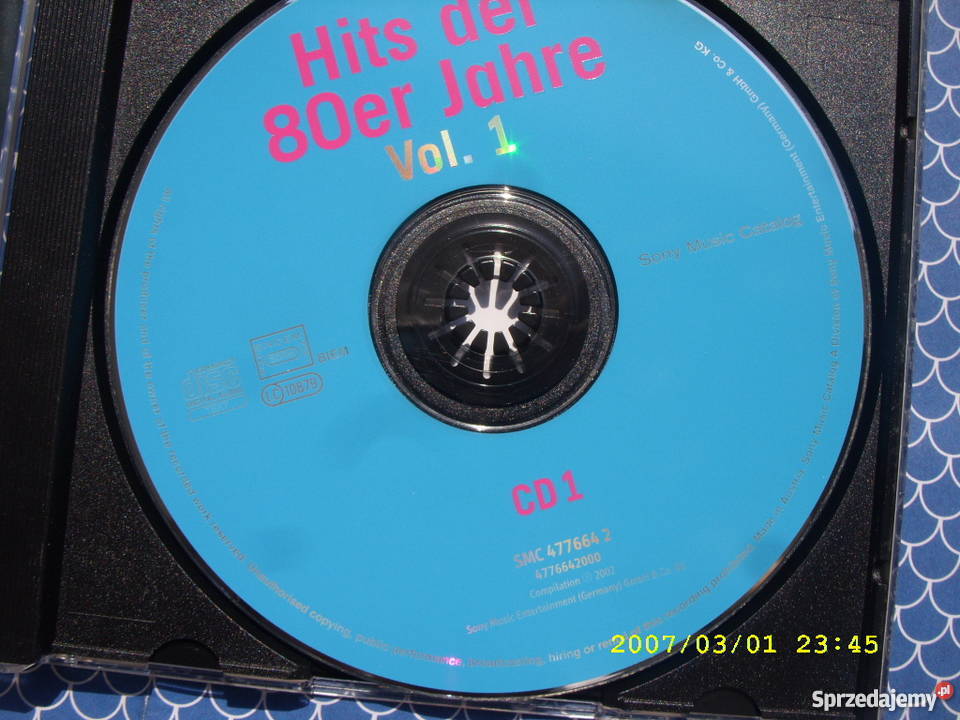 HITS JAHRE DER 80ER VOL1 CD 1 2 3 Sony music dolnośląskie Wołów sprzedam