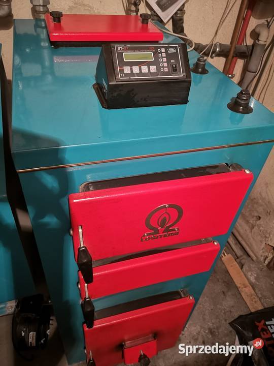 Piec ekogroszek Pellet 26 kW 4 letni Sprzedam Piece i kominki Łódź sprzedam
