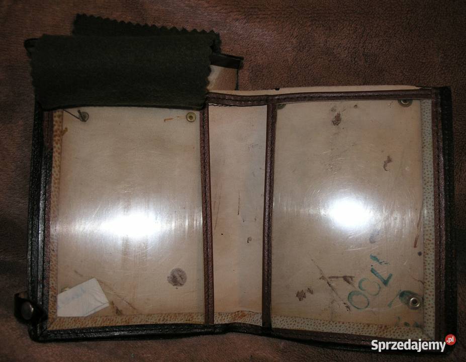 Mapnik dwustronny oficera SWA 2271 skóra Poznań