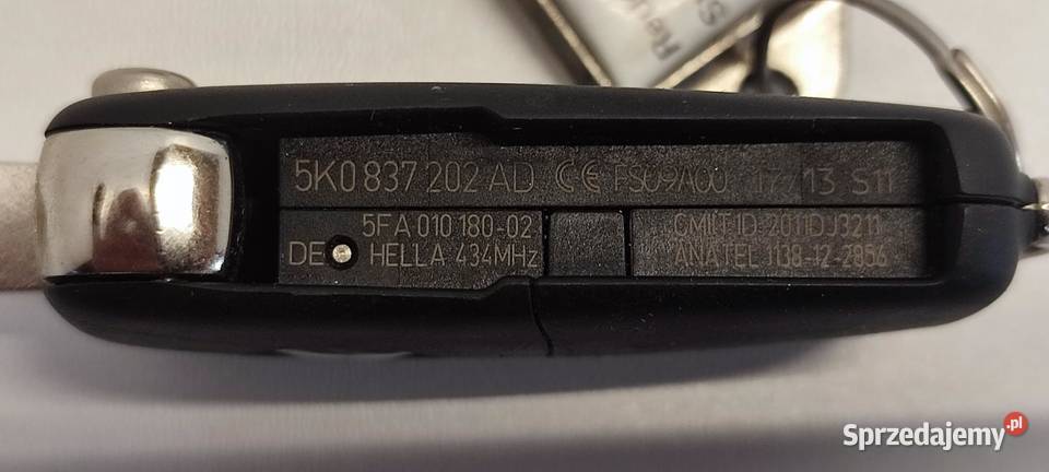 VW TIGUAN STACYJKA KLUCZYK 5K0837202AD 5K0905865 dolnośląskie