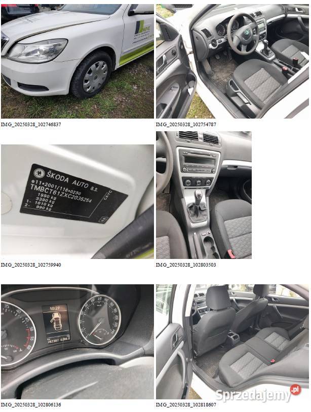 Zarządca sprzeda Skoda Octavia 2011 konkurs manualna podkarpackie Jasło