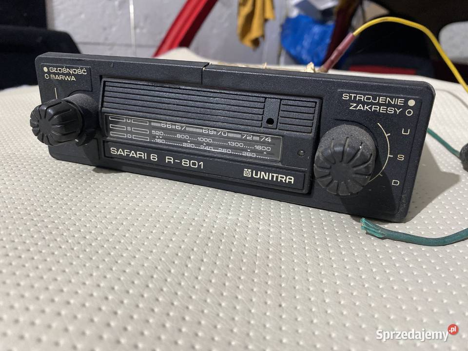 Radio safari 6 R601 UNITRA Części samochodowe śląskie Myszków
