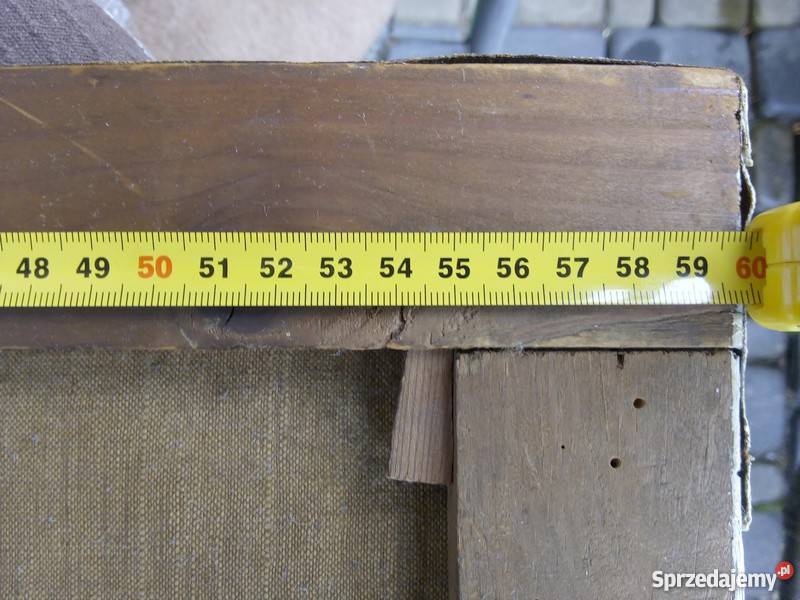 Stary poniemiecki obraz śląskie Mnich