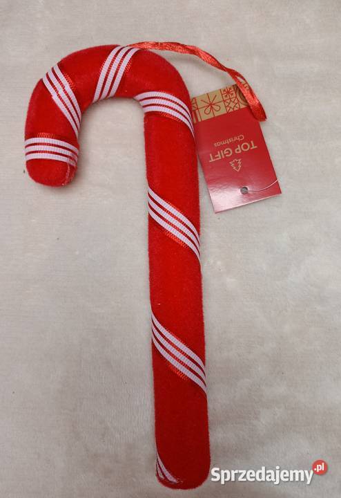 Dekoracja świąteczna w kształcie laski Ostrów Wielkopolski