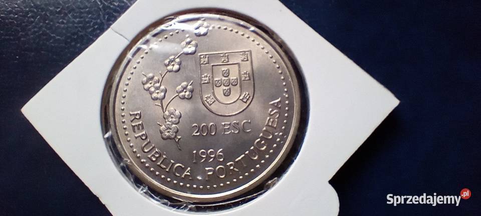 Stare monety 200 eskudo 1996 Portugalia