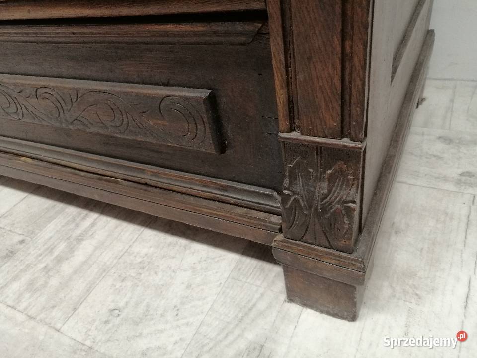 drewniana stara komoda z szufladami Radomsko sprzedam