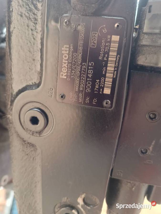 Pompa Rexroth R902227793 A4VG985ET1DP000 Staszów