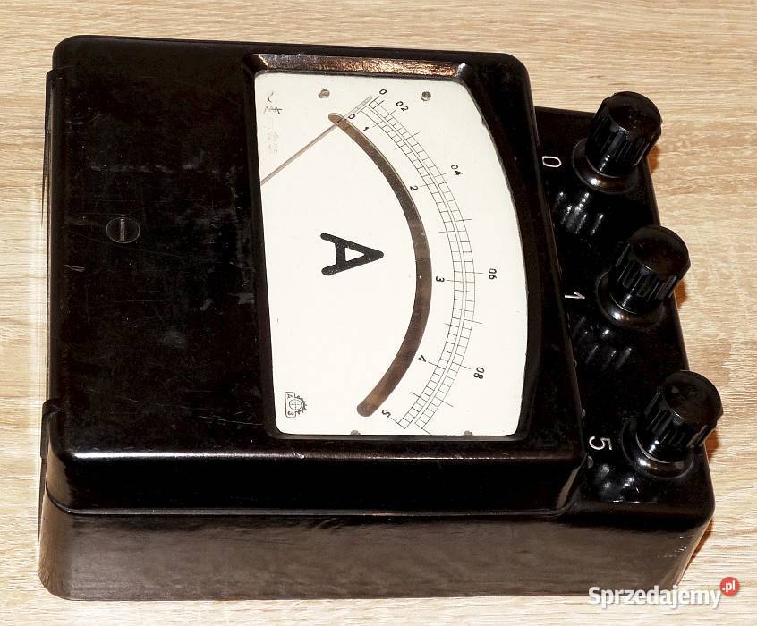 Miernik laboratoryjny amperomierz analogowy 15 A Gliwice