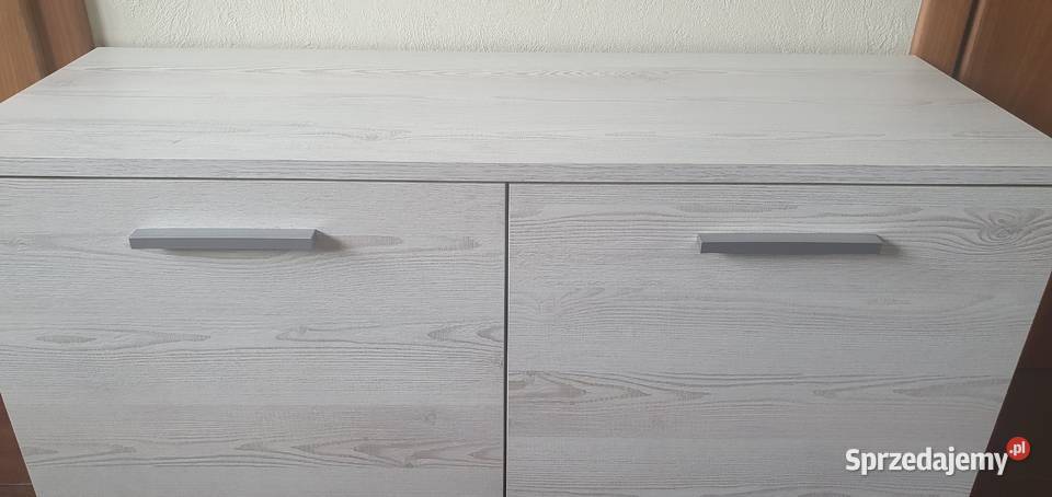 Szafka na obuwie 100 GAMA 06 Sosna Loft Biała Orzesze