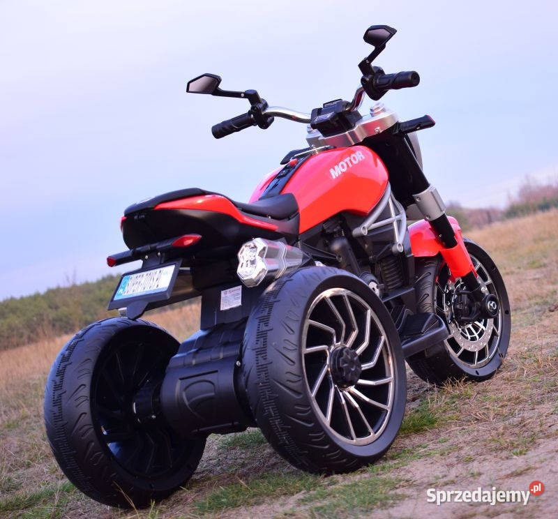 Autko motorek WIELKI MOTOR SKÓRA na akumulator Pojazdy elektryczne i spalinowe śląskie Myszków sprzedam