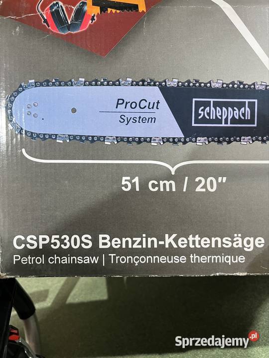 Piła spalinowa Scheppach CSP530S piła łańcuchowa Namysłów