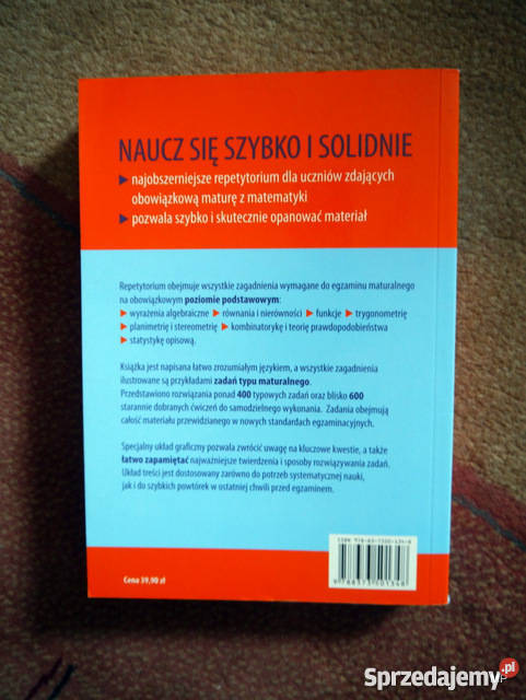 ABC maturzysty Matematyka Repetytorium Poziom po Przeworsk sprzedam