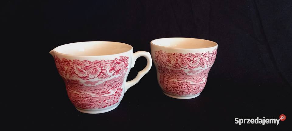 Serwis kawowy angielski 12 os Ironstone Zastawa stołowa Chełm sprzedam