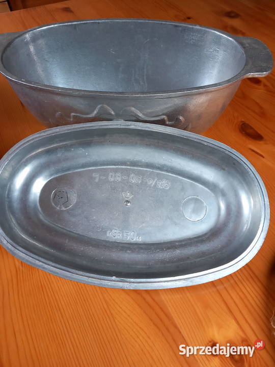 Aluminiowa brytfanka prod ZSRR Łódź