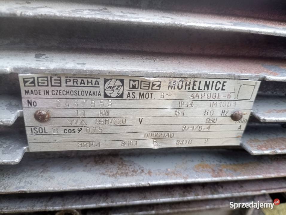 Silnik elektryczny 3 kW i11kW Grybów