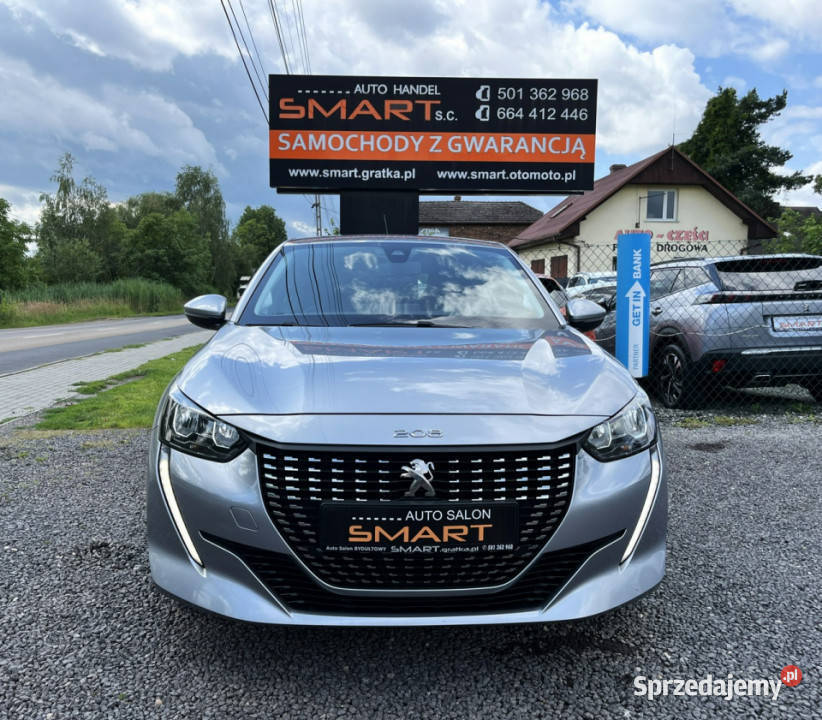 Peugeot 208 Salon Bezwypadek Serwisowany FV 23 serwisowany w ASO 208 Motoryzacja Rydułtowy