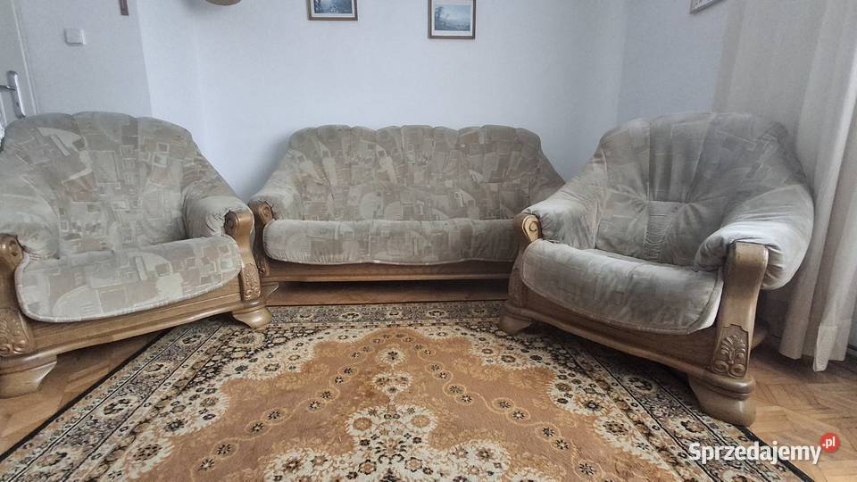 Zestaw wypoczynkowy Kler sofa 2 fotele Olsztyn