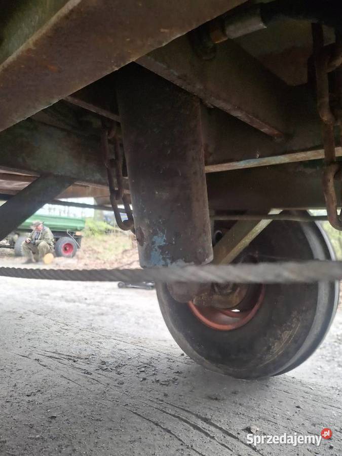 Przyczepa sadownicza wywrotka na obrotnicy 55mx sprzedam