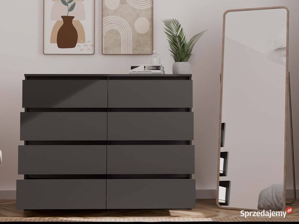 Komoda Malwa M8120 CZARNY 40cm Dom i Ogród sprzedam