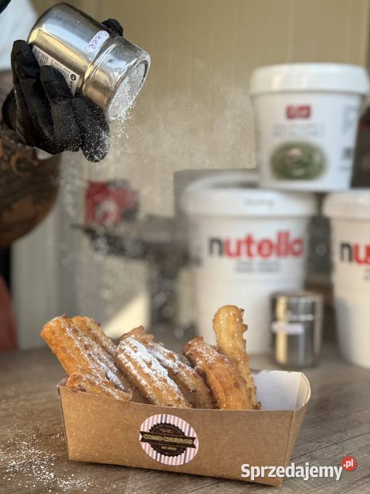Gotowa do pracy budka gastronomiczna CHURROS Gastronomiczne