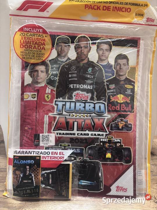 Zestaw kart kolekcjonerskich F1 Turbo Attax 2021 Piotrków Trybunalski