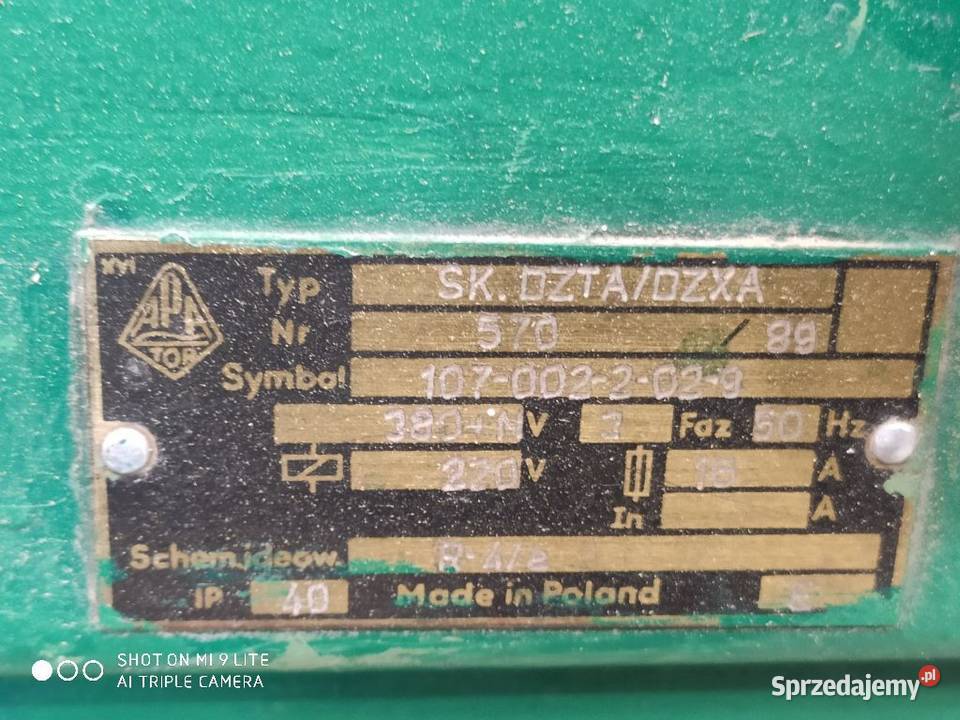 Szlifierka taśmowa SAFO DZXA Pozostałe Toruń