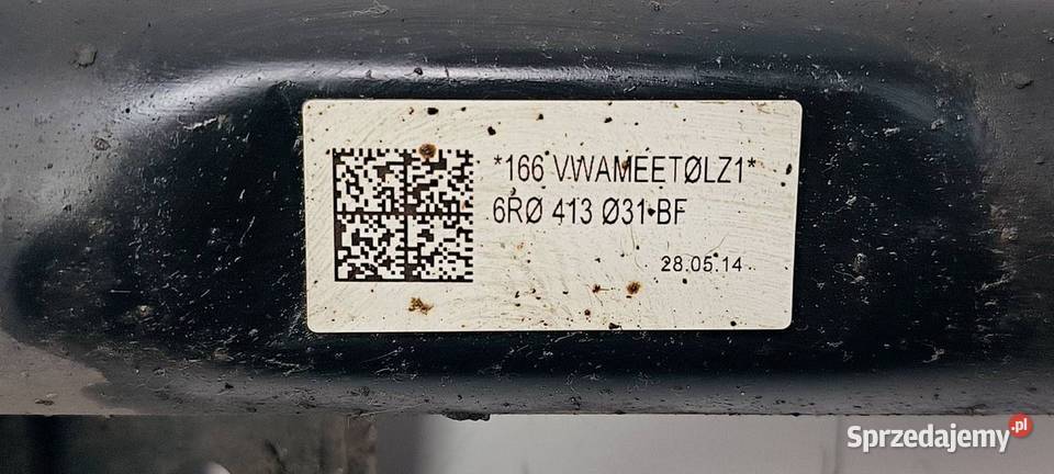 AMORTYZATOR PRAWY PRZÓD SKODA RAPID 6R0413031BF Lipno sprzedam