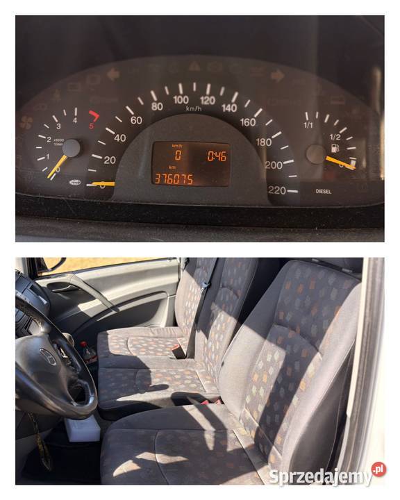 Mercedes Vito 22 CDI 2006r VAT1 ciężarowy długie gniazdo AUX Mercedes-Benz Zgierz